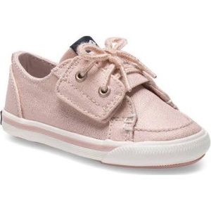 Sperry Topsiders Toddler girl blush size 8